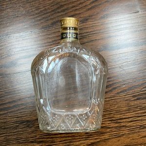 Royal Crown empty bottle. No label. Neck label and Cap perfect.  Glass perfect